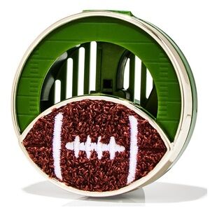 Bath & Body Works Green and Brown Football Fragrance Holder